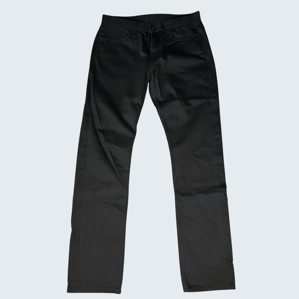 Unbranded Brand Men's 30x32 Ub255 Tapered 12.5 Oz Black Selvedge Denim Jeans